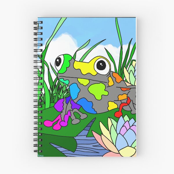 Item preview, Little Rainbow Frog designed and sold by Art by Veya.