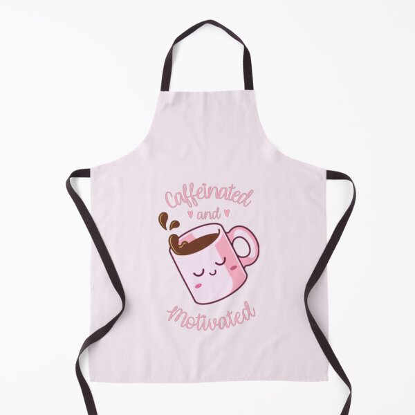 Item preview, Caffeinated And Motivated Cute Pink Coffee Cup  designed and sold by everything4eva.
