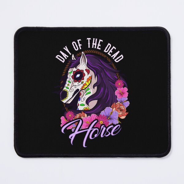 Item preview, Halloween Sugar Skull Horse Head Day Of The Dead Dia De Los Muertos designed and sold by UniQueensShop.
