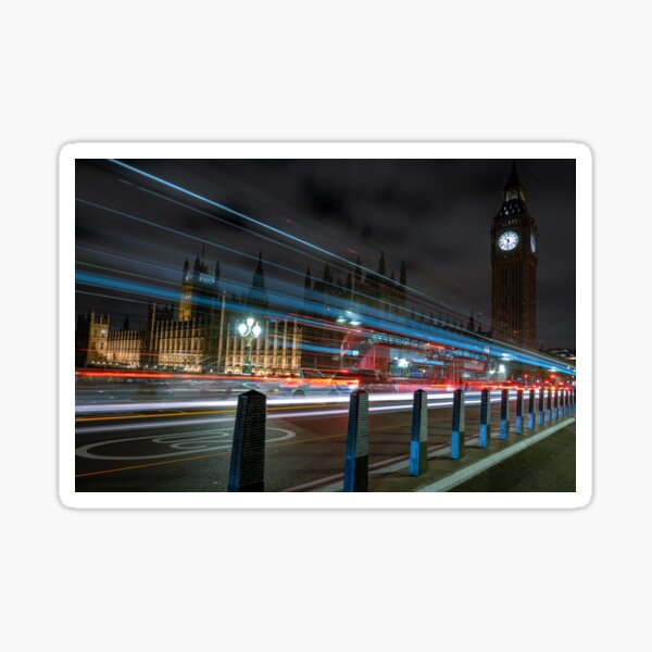 Artikel-Vorschau von London bei Nacht, Big Ben, designt und verkauft von John Stoves.