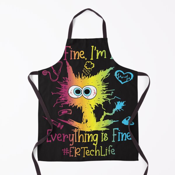 Item preview, Er Tech Life It's Fine I'm Fine Everything Is Fine Colorful Cat designed and sold by MasinDontrae.