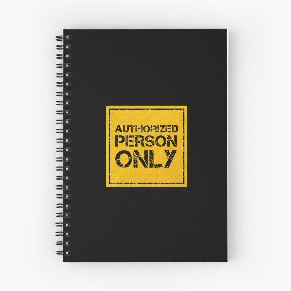 Item preview, Authorized Person Only designed and sold by CAUTION SHOP.