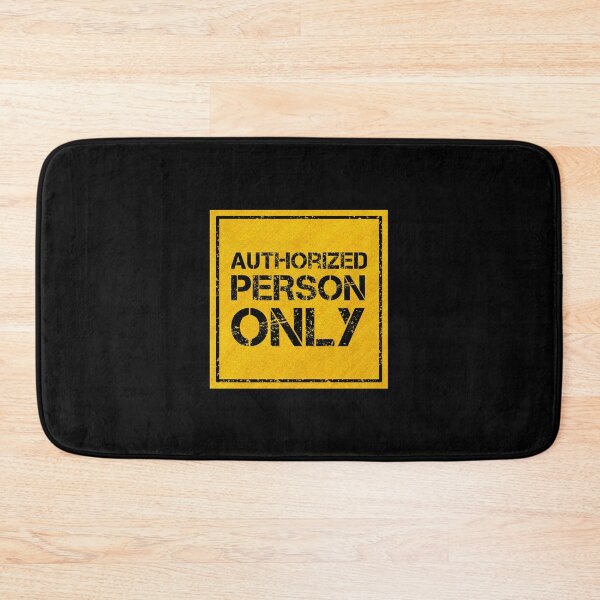 Item preview, Authorized Person Only designed and sold by CAUTION SHOP.