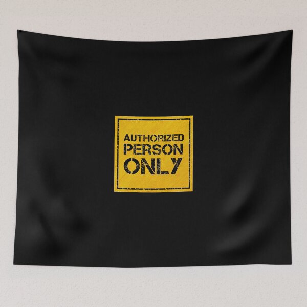 Item preview, Authorized Person Only designed and sold by CAUTION SHOP.