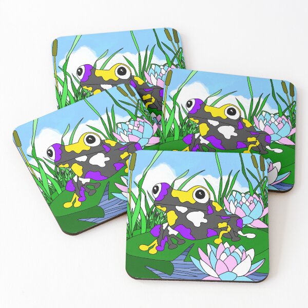 Item preview, The Little Enby Frog designed and sold by Art by Veya.