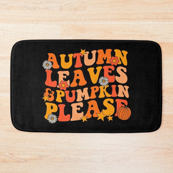 Item preview, Autumn Leaves And Pumpkin Please Groovy Fall Autumn And Halloween designed and sold by JokeGysen.