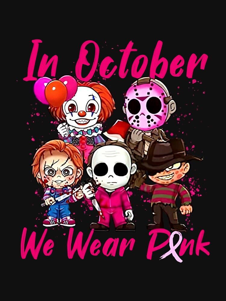 Buffalo Bills Peanuts characters in October we wear pink shirt