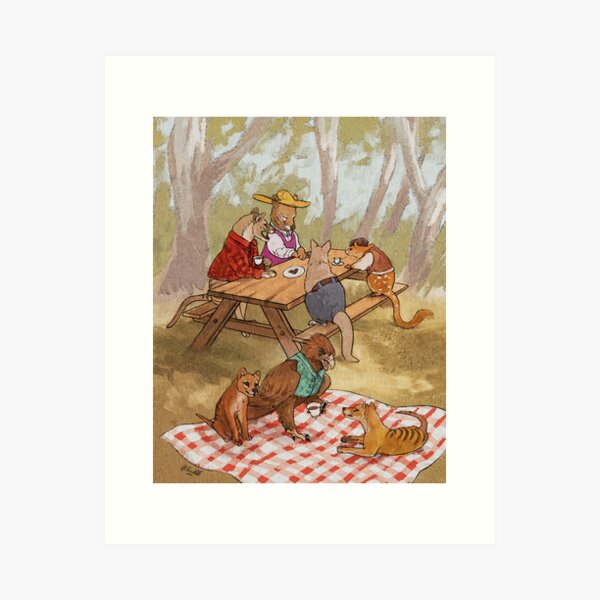 Tasmanian Picnic Art Print