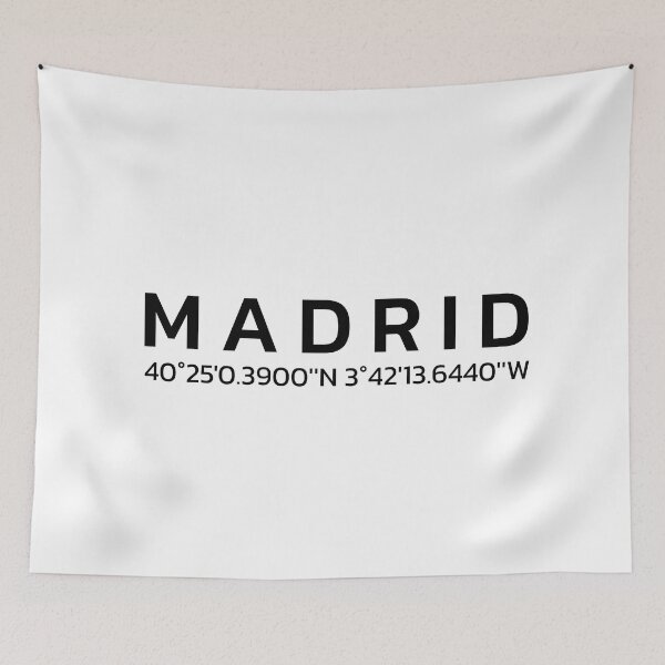 Item preview, Madrid Coordinates designed and sold by BeratBozan.