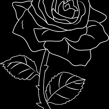 Artwork thumbnail, BLACK ROSE by CRINGEWORTHY TEES