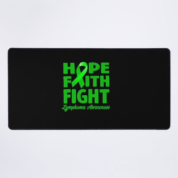 Item preview, LOVE FAITH FIGHT GREEN RIBBON LYMPHOMA designed and sold by sobriowslen.