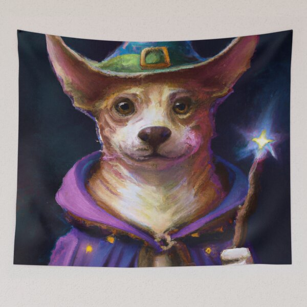 Item preview, The dog is a wizard designed and sold by NickHasling.