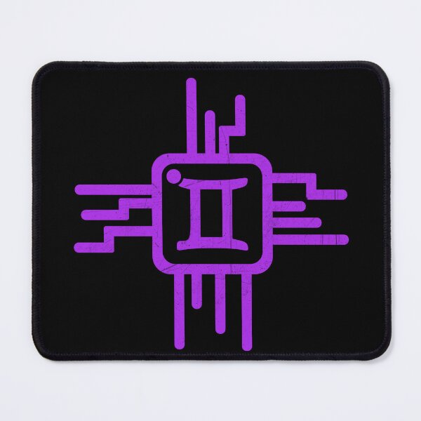 Item preview, Microchip - Gemini / Twins (purple version) designed and sold by MaesterAemon.
