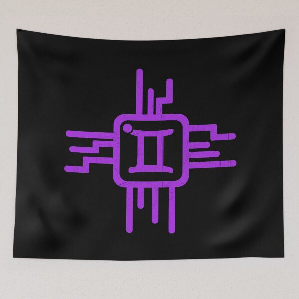 Item preview, Microchip - Gemini / Twins (purple version) designed and sold by MaesterAemon.