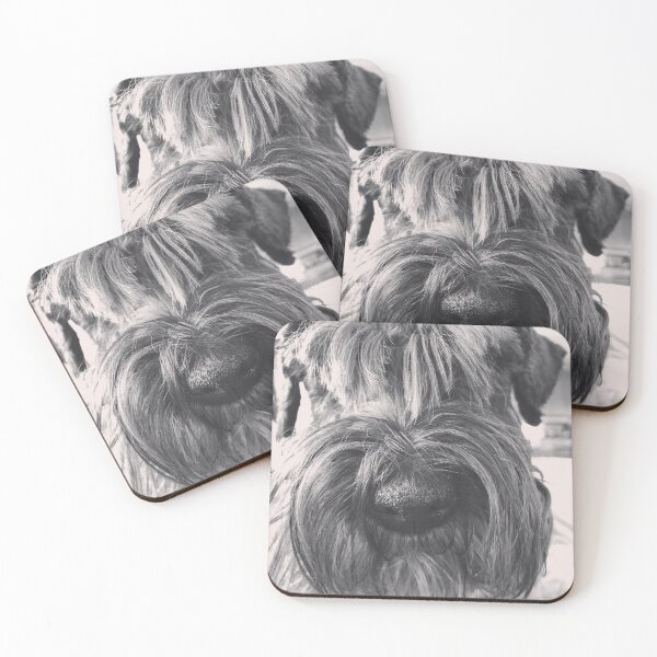Item preview, Black Schnauzer Portrait Archie designed and sold by SallyHammond.
