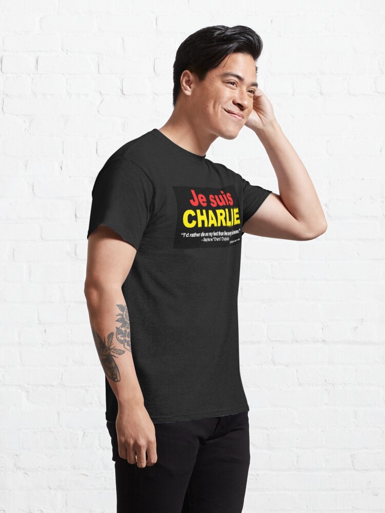 Alternate view of Je Suis Charlie Classic T-Shirt