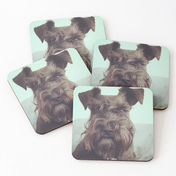 Item preview, Black Schnauzer Portrait Hilda designed and sold by SallyHammond.