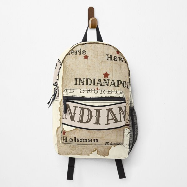 Item preview, Vintage Map Indiana TV show cities designed and sold by Oliver-B.