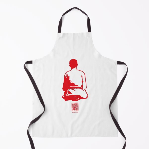 Item preview, Karateka meditating in seiza position designed and sold by Ossu-Couture.