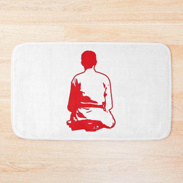 Item preview, Karateka meditating in seiza position designed and sold by Ossu-Couture.