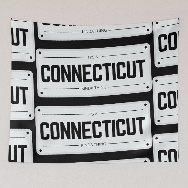 Item preview, Its a CONNECTICUT kinda thing number plate  designed and sold by 133DandC.