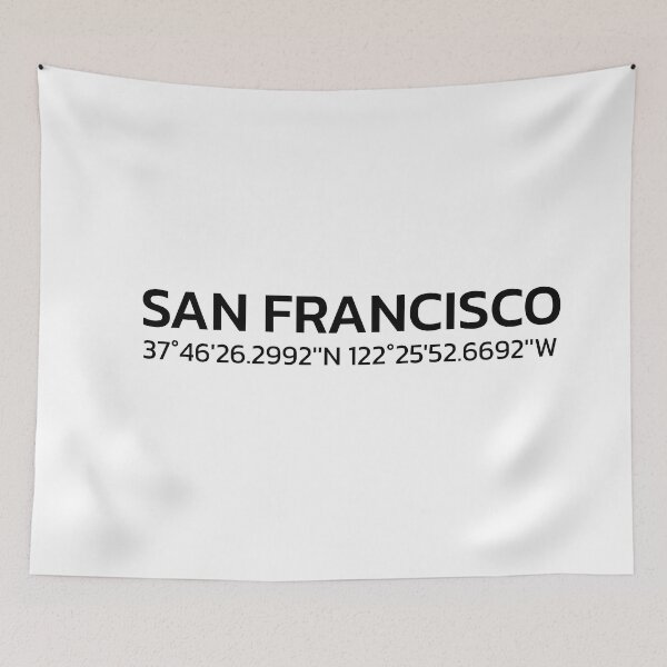 Item preview, San Francisco Coordinates designed and sold by BeratBozan.