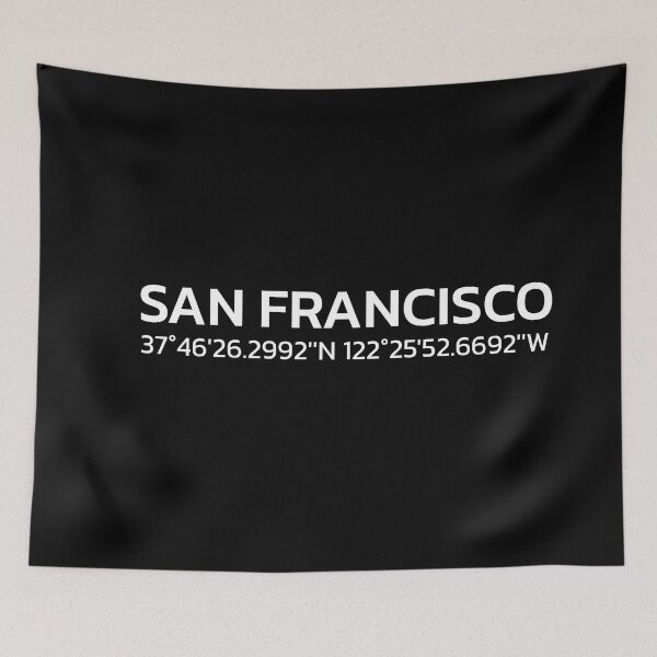 Item preview, San Francisco Coordinates designed and sold by BeratBozan.