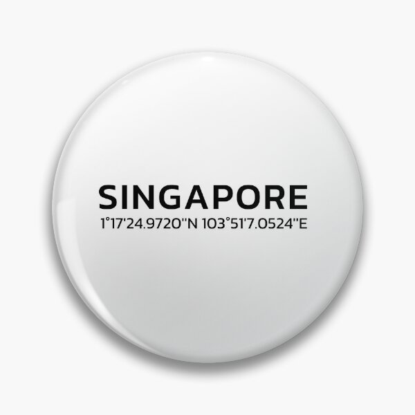 Item preview, Coordenadas de Singapur designed and sold by BeratBozan.