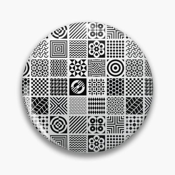 Item preview, Black and White Geometric Pattern designed and sold by Pavnud.