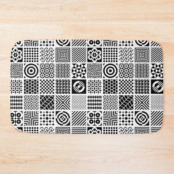 Item preview, Black and White Geometric Pattern designed and sold by Pavnud.