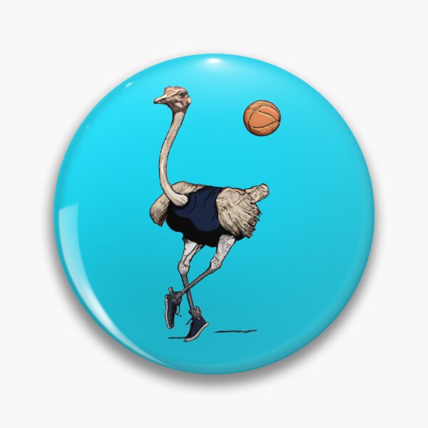 Item preview, Ostrich playing basketball designed and sold by binarty.