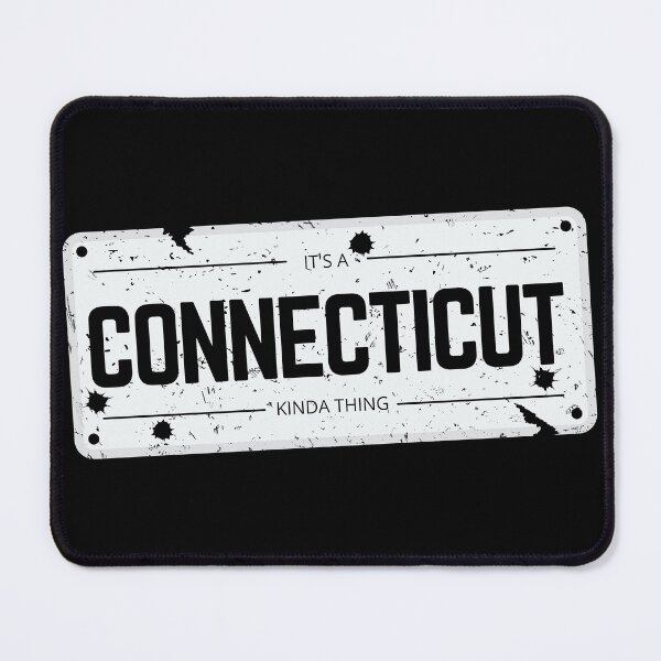 Item preview, Its a CONNECTICUT kinda thing number plate distressed designed and sold by 133DandC.