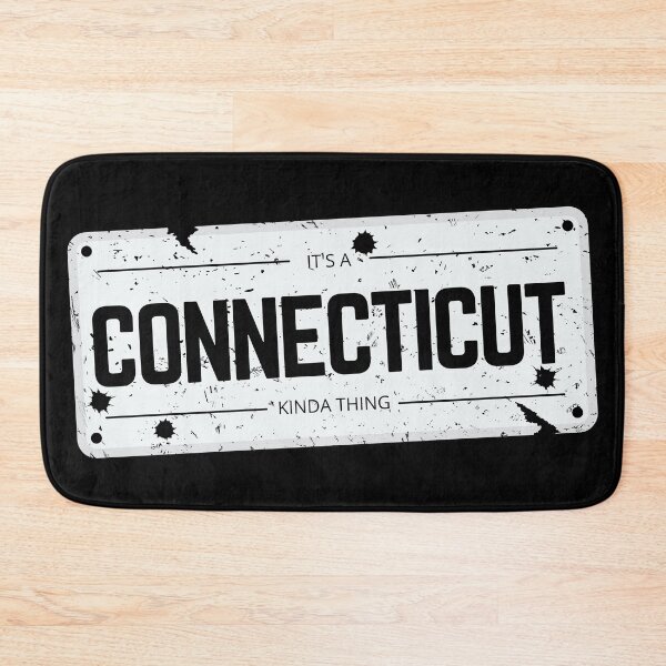 Item preview, Its a CONNECTICUT kinda thing number plate distressed designed and sold by 133DandC.