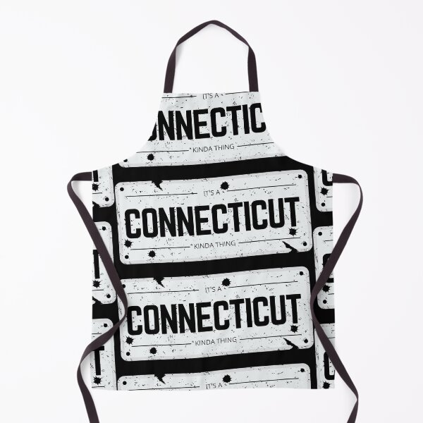 Item preview, Its a CONNECTICUT kinda thing number plate distressed designed and sold by 133DandC.