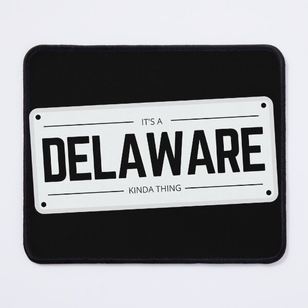 Item preview, Its a DELAWARE kinda thing number plate designed and sold by 133DandC.