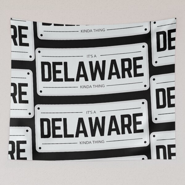 Item preview, Its a DELAWARE kinda thing number plate  designed and sold by 133DandC.