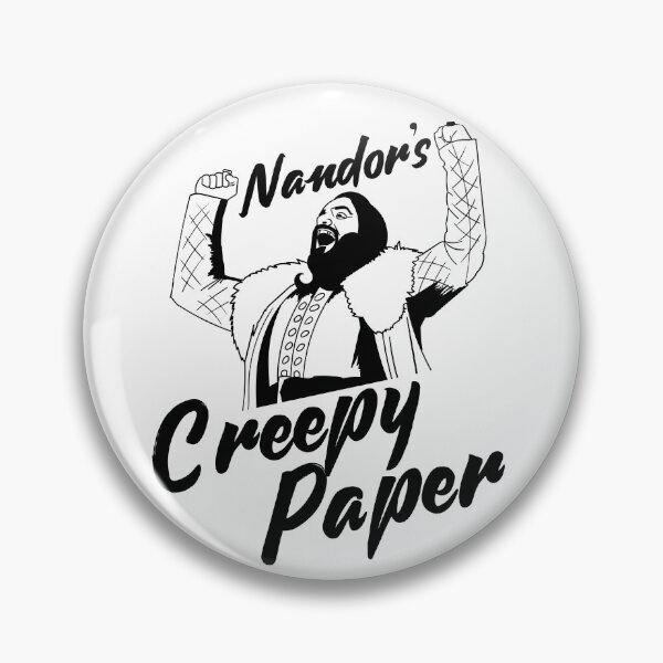 Item preview, Nandor's Creepy Paper designed and sold by Meta Cortex.