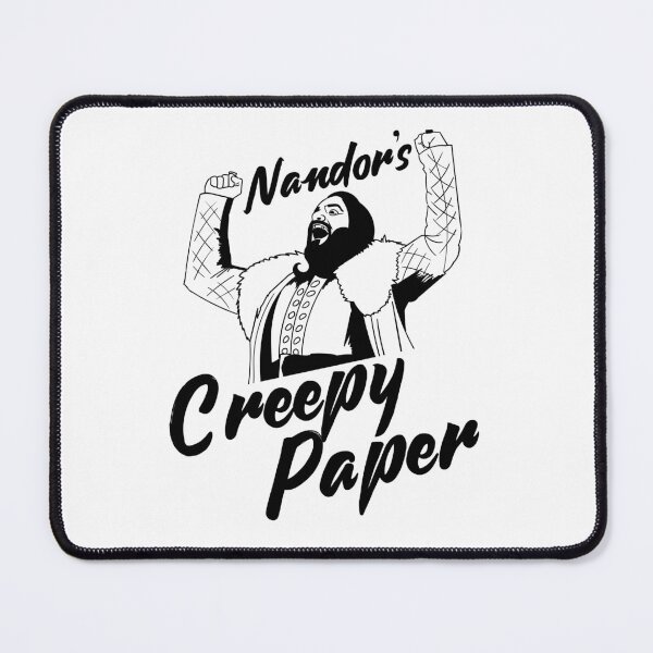 Item preview, Nandor's Creepy Paper designed and sold by Meta Cortex.