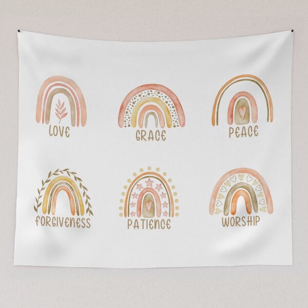 Item preview, Rainbows of Faith designed and sold by PlumBlushCo.