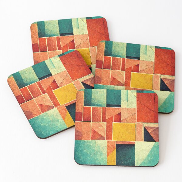 Item preview, Colorful Cubist Pattern [28] designed and sold by FreshAirShop.