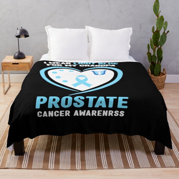 Item preview, I WEAR LIGHT BLUE MY GRANDPA PROSTATE CANCER AWARENESS designed and sold by sobriowslen.