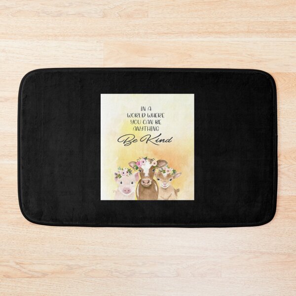 Item preview, Vegan For The Animals In a World Where You Can Be Anything Be Kind Art designed and sold by JosefaKruse.