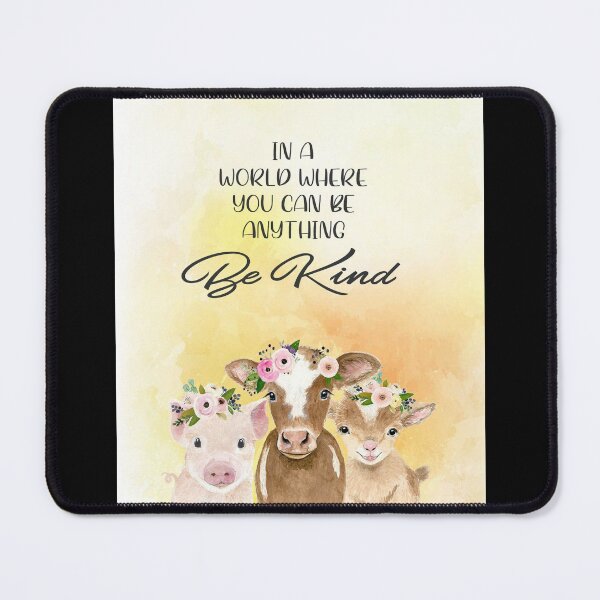 Item preview, Vegan For The Animals In a World Where You Can Be Anything Be Kind Art designed and sold by JosefaKruse.