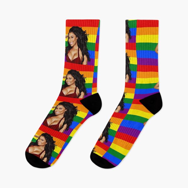 Item preview, LGBTQ+ Flag Minaj Barbz Digital Color Block Style Graphic Print designed and sold by Printopia-.