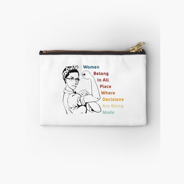 Item preview, women belong in all place where decisions are being made t-shirt designed and sold by Herodz.