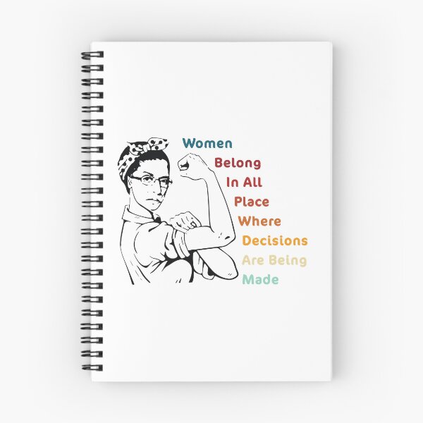 Item preview, women belong in all place where decisions are being made t-shirt designed and sold by Herodz.
