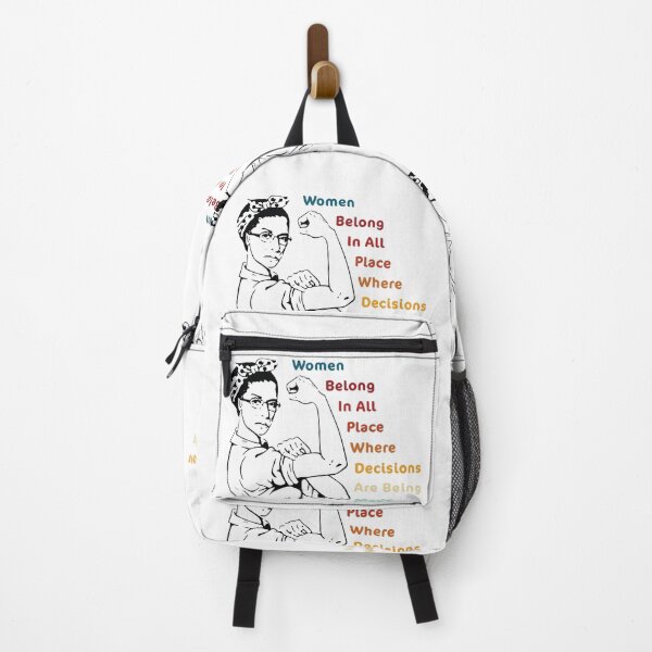 Item preview, women belong in all place where decisions are being made t-shirt designed and sold by Herodz.