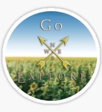 Go Explore - Sunflowers Sticker