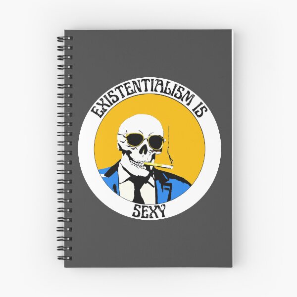 Aperçu de l'œuvre Existentialism Is Sexy Pop Art Skull créée et vendue par PVSKI.
