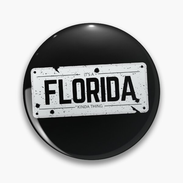 Item preview, Its a FLORIDA kinda thing number plate distressed designed and sold by 133DandC.